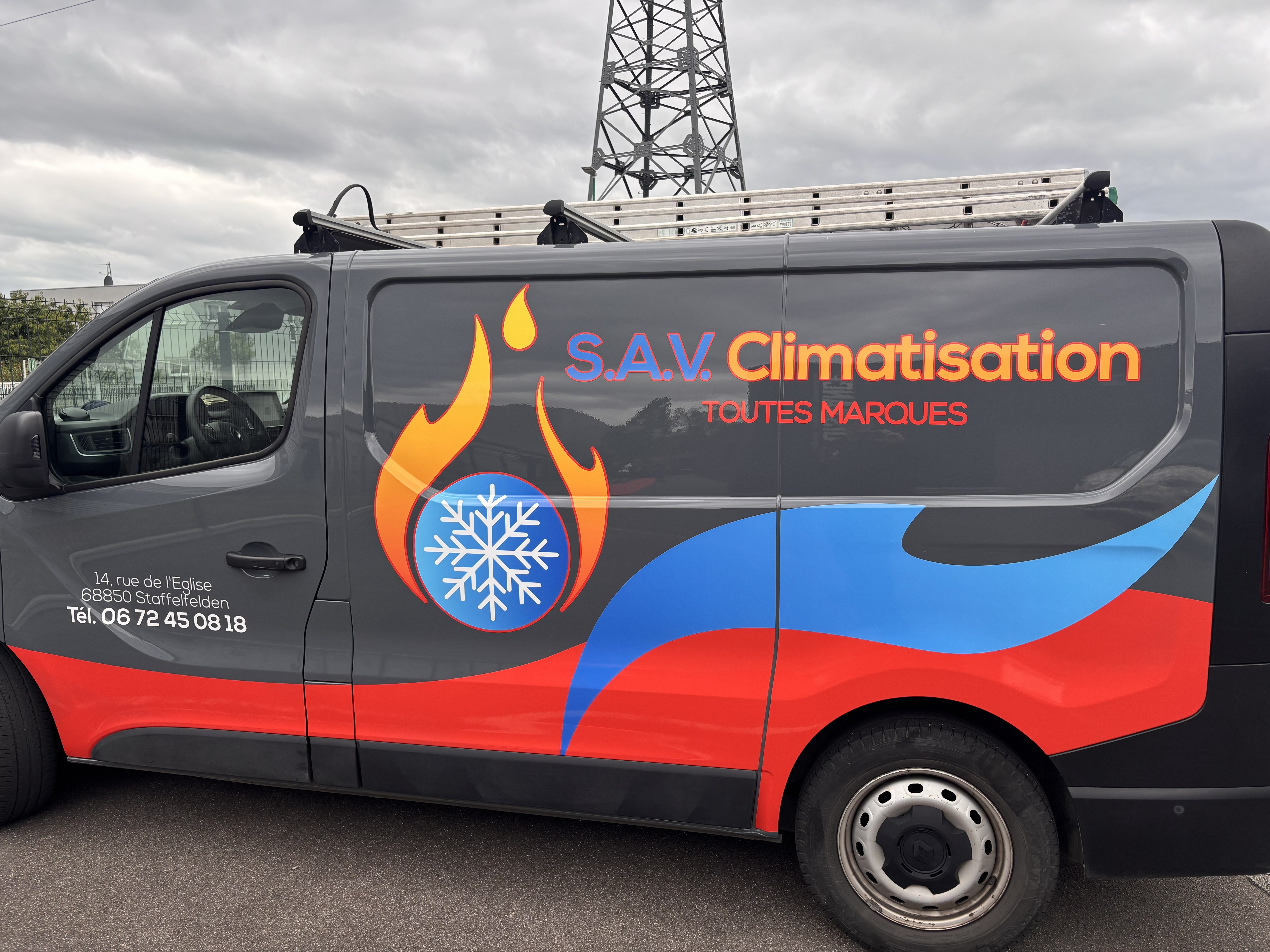 Camionnette S.A.V. Climatisation — Christian Fritschy